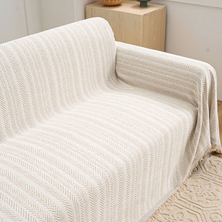 Herringbone Pattern Sofa Cover