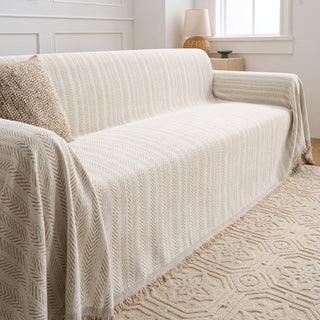 Herringbone Pattern Sofa Cover