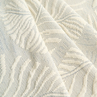 Neutral Leaves Sofa Cover
