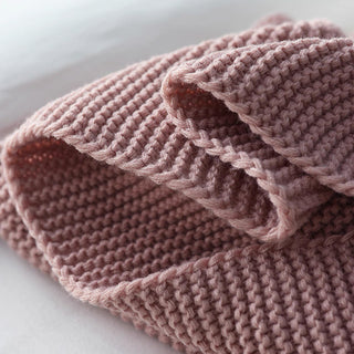 Cozy Chunky Knitted Tassel Throw Blanket