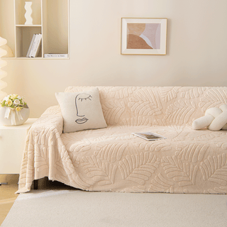 Cozy Leaves Sofa Cover