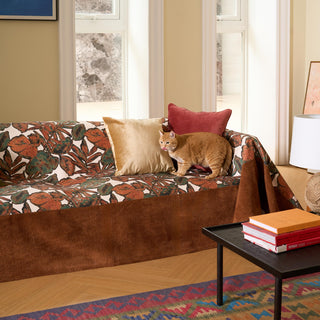 Autumn Leaves Scratch & Stain Resistant Sofa Cover for Pets