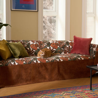 Autumn Leaves Scratch & Stain Resistant Sofa Cover for Pets