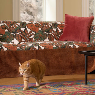 Autumn Leaves Scratch & Stain Resistant Sofa Cover for Pets