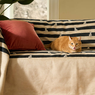 Pet Claw & Stain Resistant Cheetah Chic Sofa Cover