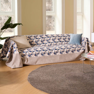 Pet Claw & Stain Resistant Wild Leaves Sofa Cover