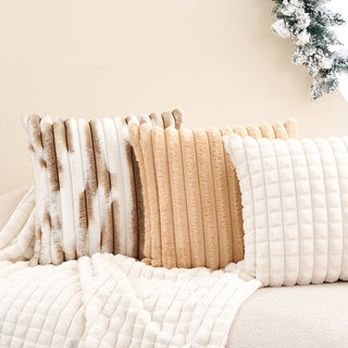 Faux Fur Throw Pillow Cover