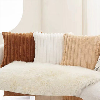 Faux Fur Throw Pillow Cover