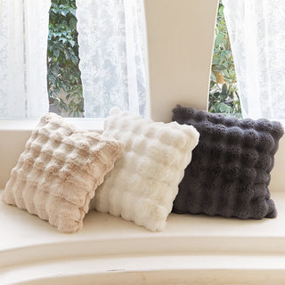 Faux Fur Throw Pillow Cover