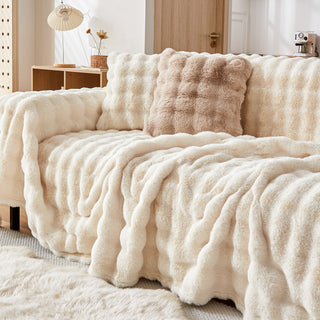 Faux Fur Throw Pillow Cover
