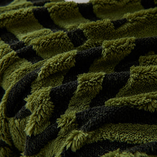 Geometric Pattern Plush Sofa Cover