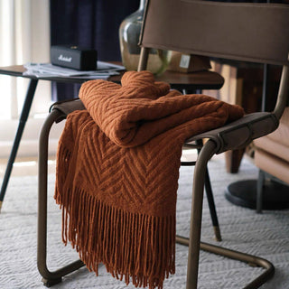 Geometric Patterned Throw Blanket