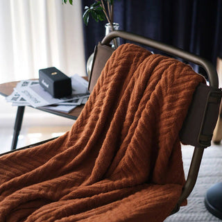 Geometric Patterned Throw Blanket