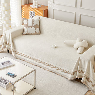 Leaf Border Sofa Cover