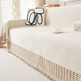 Leaf Border Sofa Cover