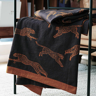 Luxurious Cheetah Print Throw Blanket