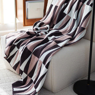 Modern Geometric Throw Blanket