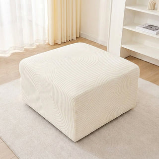 CreamWave Stretch Full-Encasing Sofa Slipcover