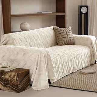 Textured Chevron Sofa/Couch Cover