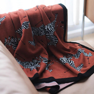 Zebra Safari Throw Blanket