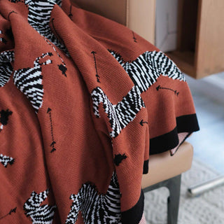 Zebra Safari Throw Blanket