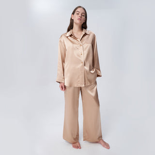 Silky Soft Two-Piece Sleepwear Set – Acetate Lounge Pajamas