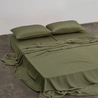 FURRFREE Split King Bamboo Sheet Set - Pet Hair Repellent for Dogs/Cats Family