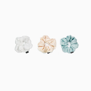 FURRFREE Bamboo Hair Scrunchie Trio - Fresh Pastels