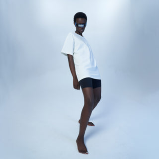 Marshmallow white hemp tee